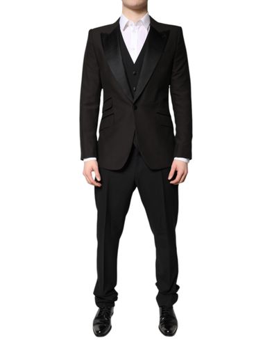 Single Breasted Formal 3 Piece Men's Suit - Dolce & Gabbana - Modalova