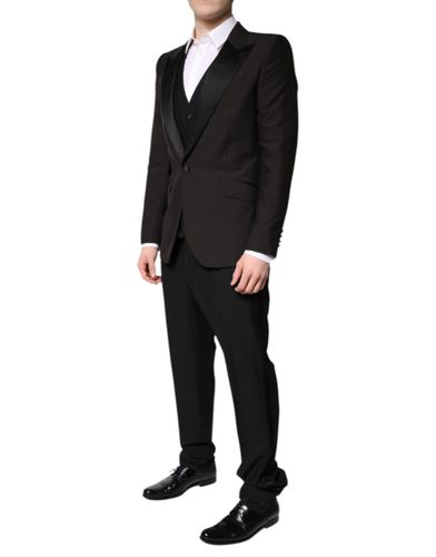 Single Breasted Formal 3 Piece Men's Suit - Dolce & Gabbana - Modalova