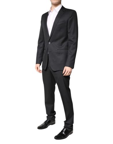 Dark Gray Wool Single Breasted 2 Piece Men's Suit (Pre-Owned) - Dolce & Gabbana - Modalova