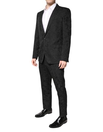 Polyester Floral Jacquard 2 Piece Men's Suit - Dolce & Gabbana - Modalova