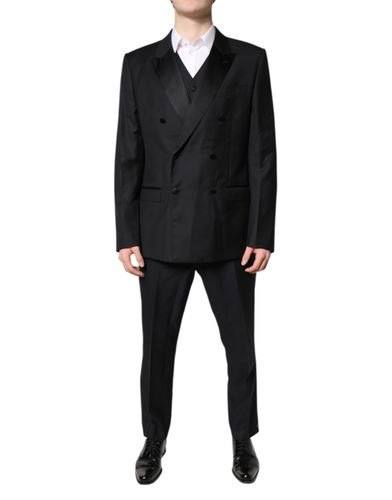 Double Breasted Formal 3 Piece Men's Suit - Dolce & Gabbana - Modalova
