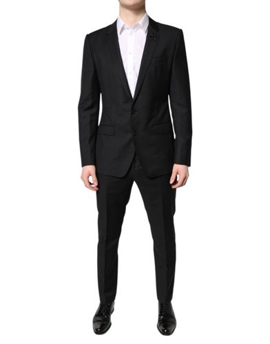 Wool Single Breasted 2 Piece Men's Suit - Dolce & Gabbana - Modalova