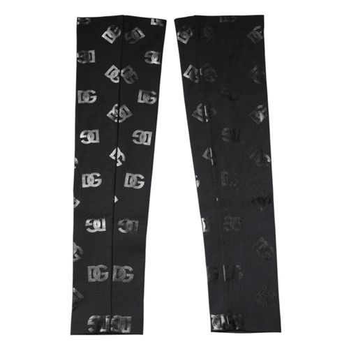 DG Logo Monogram Wool Stretch Arm Women's Sleeves - Dolce & Gabbana - Modalova
