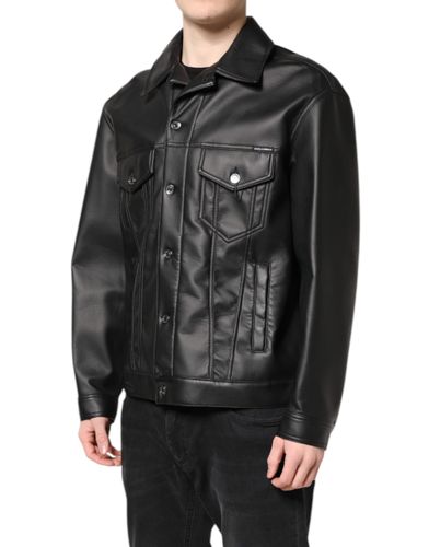 Polyester Button Down Biker Men's Jacket (Pre-Owned) - Dolce & Gabbana - Modalova