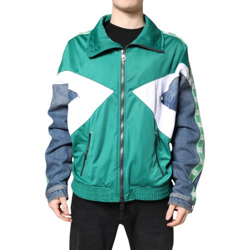 Full Zip Windbreaker Men's Jacket (Pre-Owned) - Dolce & Gabbana - Modalova