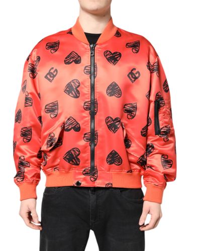 DG Heart Full Zip Men Bomber Men's Jacket (Pre-Owned) - Dolce & Gabbana - Modalova