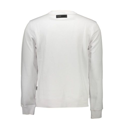Bianco Cotton Men Men's Sweatshirt - Plein Sport - Modalova