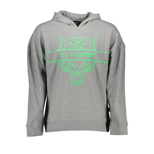 Grigio Cotton Men Men's Sweatshirt - Plein Sport - Modalova