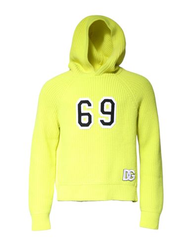 Knit Hooded Men Pullover Men's Sweater - Dolce & Gabbana - Modalova