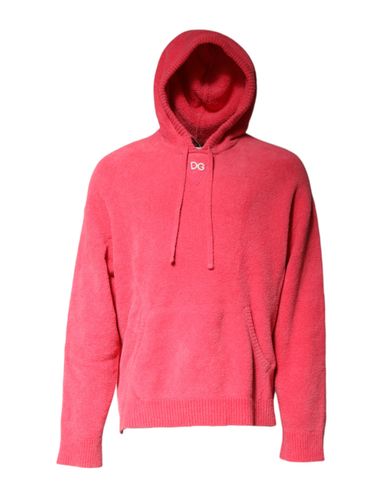 Cotton Knit Hooded Men Pullover Men's Sweater - Dolce & Gabbana - Modalova
