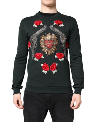 Sequined Embellished Pullover Men's Sweater - Dolce & Gabbana - Modalova