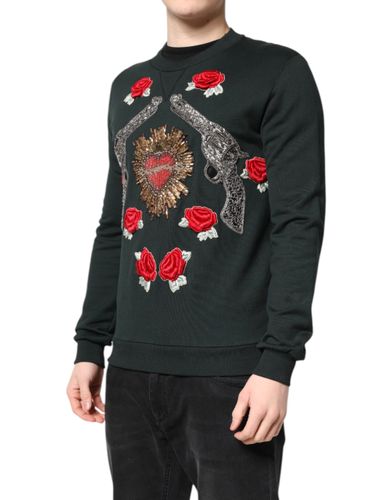 Sequined Embellished Pullover Men's Sweater - Dolce & Gabbana - Modalova
