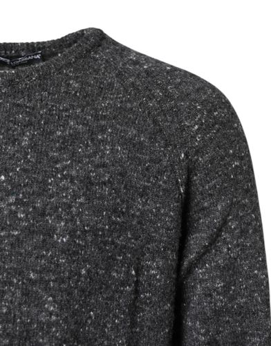 Wool Knitted Round Neck Pullover Men's Sweater - Dolce & Gabbana - Modalova