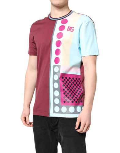 Printed Logo Short Sleeve Men's T-shirt - Dolce & Gabbana - Modalova