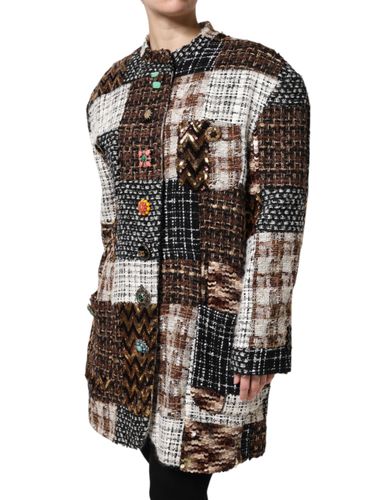 Patchwork Button Down Women's Jacket - Dolce & Gabbana - Modalova