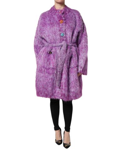 Button Embellished Trench Coat Women's Jacket - Dolce & Gabbana - Modalova