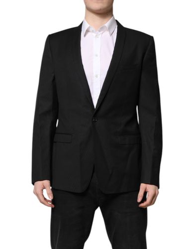 GOLD Single Breasted Suit Coat Men's Blazer - Dolce & Gabbana - Modalova