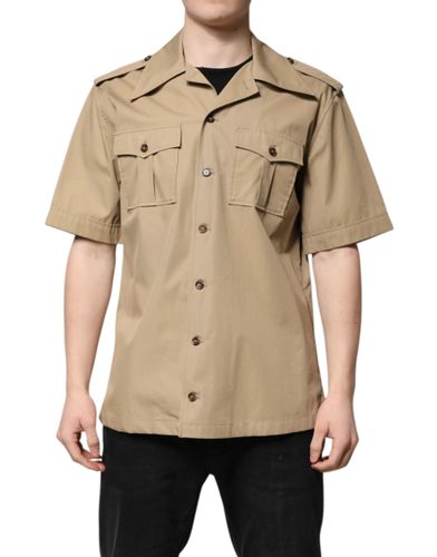 Graphic Print Short Sleeves Men's Shirt - Dolce & Gabbana - Modalova