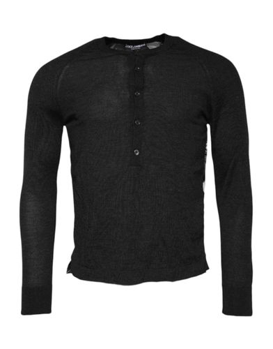 Printed Knitted Men Pullover Men's Sweater - Dolce & Gabbana - Modalova