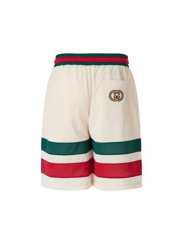 Polyester Logo Men's Shorts - Gucci - Modalova