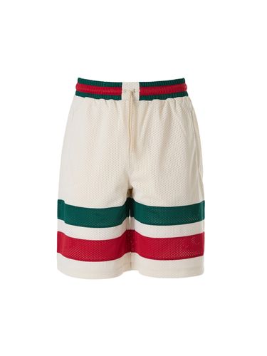 Polyester Logo Men's Shorts - Gucci - Modalova