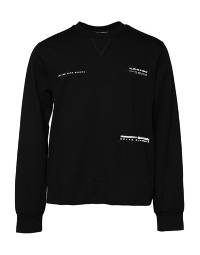 Cotton Logo Knitted Pullover Men's Sweater - Dolce & Gabbana - Modalova