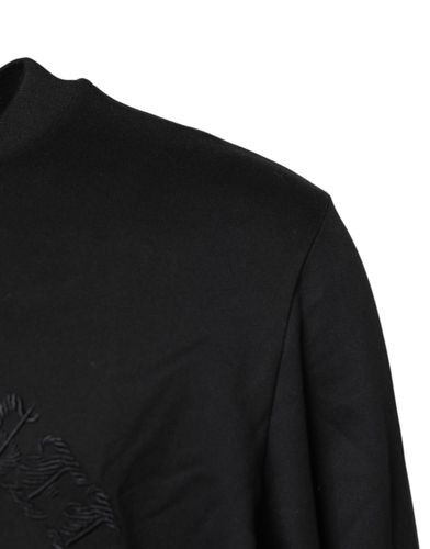 Embroidered Crew Neck Pullover Men's Sweater - Dolce & Gabbana - Modalova