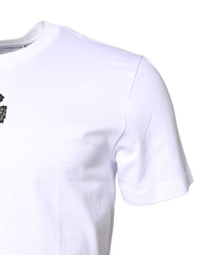 Cotton DG Embroidery Crew Neck Men's T-shirt (Pre-Owned) - Dolce & Gabbana - Modalova