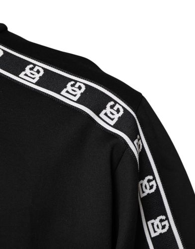Cotton DG Print Turtleneck Men's T-shirt - Dolce & Gabbana - Modalova