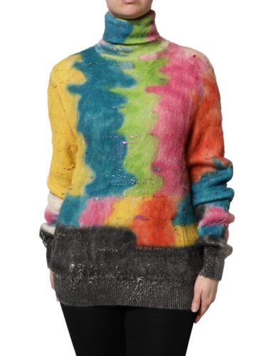 Mohair Turtleneck Pullover Women's Sweater - Dolce & Gabbana - Modalova