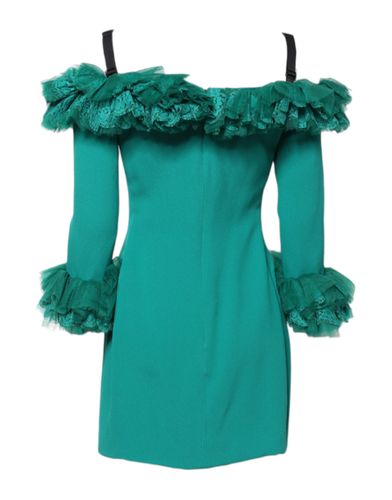 Lace Off Shoulder Sheath Mini Women's Dress - Dolce & Gabbana - Modalova