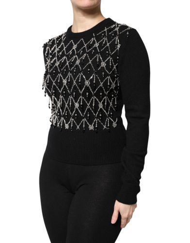 Cashmere Embellished Long Sleeves Women's Top - Dolce & Gabbana - Modalova