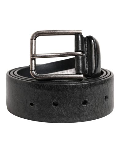 Classic Leather Metal Buckle Men's Belt (Pre-Owned) - Dolce & Gabbana - Modalova