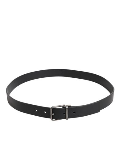 Classic Leather Metal Buckle Men's Belt - Dolce & Gabbana - Modalova