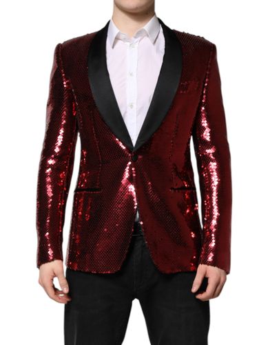 SICILIA Sequin Embellish Blazer Men's Jacket - Dolce & Gabbana - Modalova