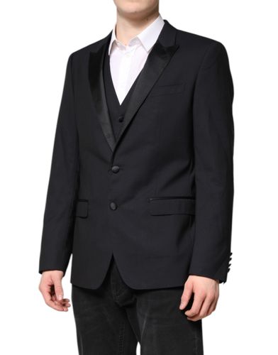 Dark MARTINI Wool Suit 2 Piece Men's Jacket - Dolce & Gabbana - Modalova