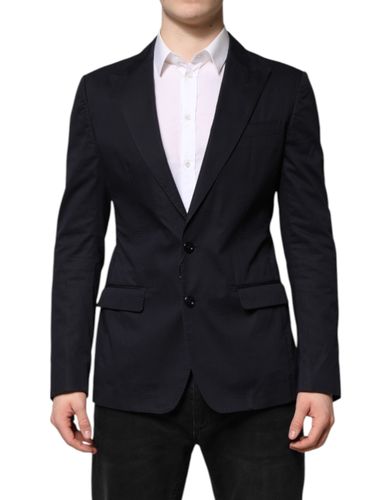Dark TAORMINA Cotton Blazer Suit Men's Jacket - Dolce & Gabbana - Modalova