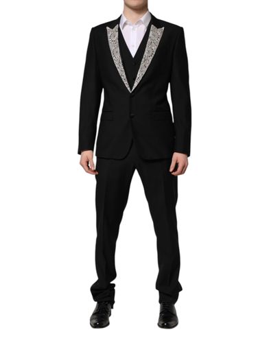 MARTINI Crystal Embellished 3 Pc Men's Suit - Dolce & Gabbana - Modalova