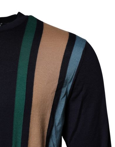 Stripes Crew Neck Pullover Men's Sweater (Pre-Owned) - Dolce & Gabbana - Modalova