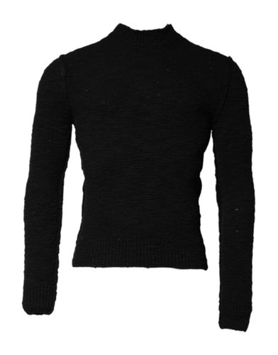 Wool Knit Crew Neck Pullover Men's Sweater - Dolce & Gabbana - Modalova