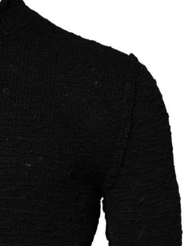Wool Knit Crew Neck Pullover Men's Sweater - Dolce & Gabbana - Modalova
