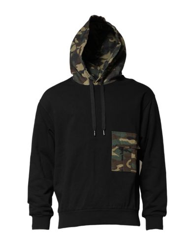 Camouflage Hooded Sweatshirt Men's Sweater - Dolce & Gabbana - Modalova