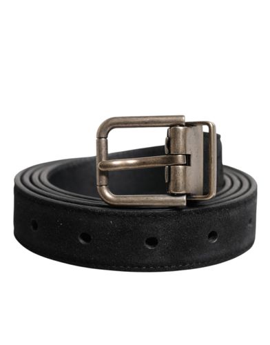 Calf Leather Classic Metal Buckle Men's Belt - Dolce & Gabbana - Modalova