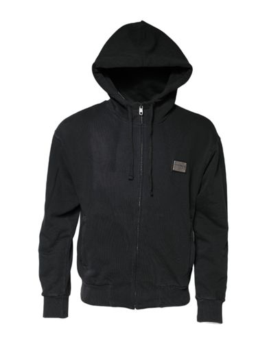 Logo Full Zip Hooded Men Sweatshirt Men's Sweater (Pre-Owned) - Dolce & Gabbana - Modalova