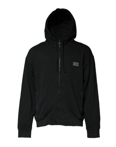 Logo Full Zip Hooded Men Sweatshirt Men's Sweater (Pre-Owned) - Dolce & Gabbana - Modalova