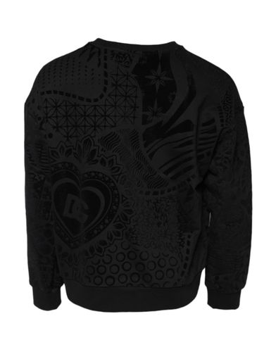 Printed Crew Neck Sweatshirt Men's Sweater - Dolce & Gabbana - Modalova