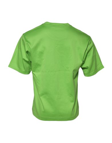 Graphic Printed Round Neck Men's T-shirt - Dolce & Gabbana - Modalova