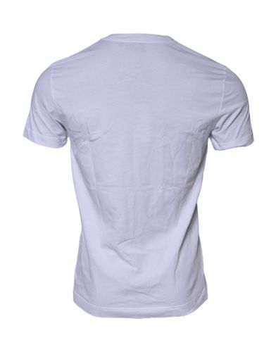 Cotton Logo Patch Crew Neck Men's T-shirt (Pre-Owned) - Dolce & Gabbana - Modalova