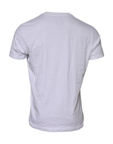 Cotton Logo Patch Crew Neck Men's T-shirt (Pre-Owned) - Dolce & Gabbana - Modalova