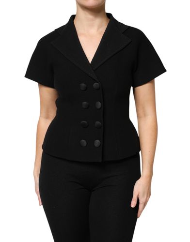 Wool Double Breasted Coat Women's Jacket - Dolce & Gabbana - Modalova